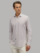 Shirt man xacus pattern textured beige_6