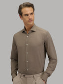Shirt man xacus pattern textured mud_3