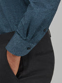 Shirt man xacus pattern textured blue_5