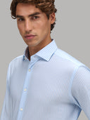 Shirt man xacus stripe oxford light blue_7