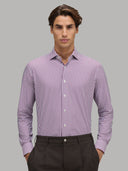 Shirt man xacus stripe twill wine_3