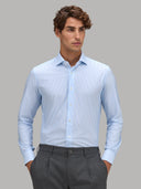 Shirt man xacus stripe twill light blue_3