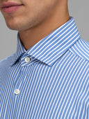 Shirt man xacus stripe twill blue_2