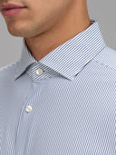 Shirt man xacus stripe twill dark blue_2