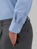 Shirt man xacus solid colour textured deep sky blue_5