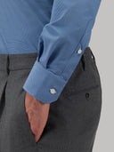 Shirt man xacus solid colour textured blue_5