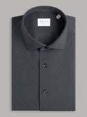Shirt man xacus solid colour textured dark grey_1