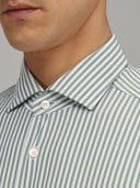 Shirt man xacus stripe textured sage green_2