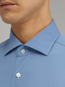 Shirt man xacus pattern textured navy blue_2