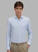 Shirt man xacus stripe twill light blue_3