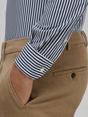 Shirt man xacus stripe oxford navy blue_5