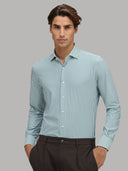 Shirt man xacus stripe twill green_3