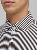 Shirt man xacus stripe twill brown_2