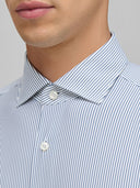 Shirt man xacus stripe twill dark blue_2