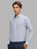 Shirt man xacus stripe twill dark blue_6