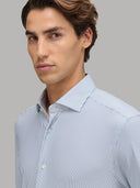 Shirt man xacus stripe twill dark blue_7