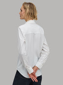 Shirt woman xacus solid colour textured white_3
