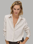 Shirt woman xacus solid colour twill beige_6