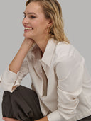 Shirt woman xacus solid colour twill beige_7