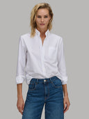 Shirt woman xacus solid colour oxford white_1