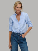 Shirt woman xacus solid colour oxford light blue_1