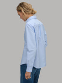 Shirt woman xacus solid colour oxford light blue_3