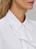 Shirt woman xacus solid colour crêpe white_2