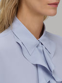 Shirt woman xacus solid colour crêpe lilac_2