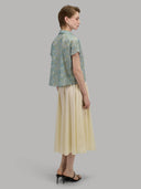 Pants woman xacus solid colour poplin yellow_3