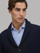 Sweater sweater xacus solid colour jersey navy blue_6