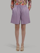 Pants woman xacus solid colour poplin lilac_1