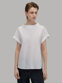 Blouse woman xacus solid colour seersucker white_1