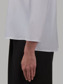 Blouse woman xacus solid colour poplin white_5