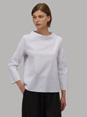 Blouse woman xacus solid colour poplin white_6