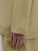 Dress woman xacus solid colour linen mustard_5