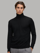 Sweater sweater xacus solid colour jersey black_3
