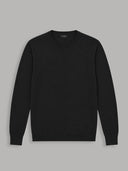 Sweater sweater xacus solid colour jersey black_1