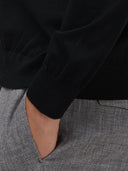 Sweater sweater xacus solid colour jersey black_5
