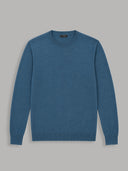 Sweater sweater xacus solid colour jersey airforce blue_1