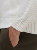 Sweater sweater xacus solid colour jersey white_5