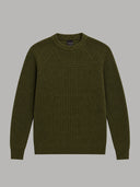 Sweater sweater xacus solid colour jersey army green_1