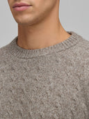 Sweater sweater xacus solid colour jersey beige_2