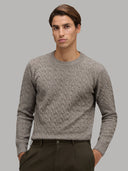 Sweater sweater xacus solid colour jersey beige_7