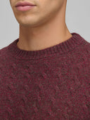 Sweater sweater xacus solid colour jersey claret_2