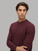 Sweater sweater xacus solid colour jersey claret_6