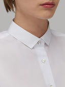 Shirt woman xacus solid colour poplin white_2