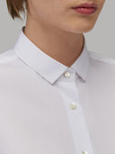 Shirt woman xacus solid colour poplin white_2
