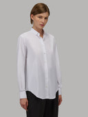 Shirt woman xacus solid colour poplin white_6
