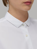 Shirt woman xacus solid colour twill white_2