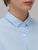Shirt woman xacus solid colour oxford sky blue_2